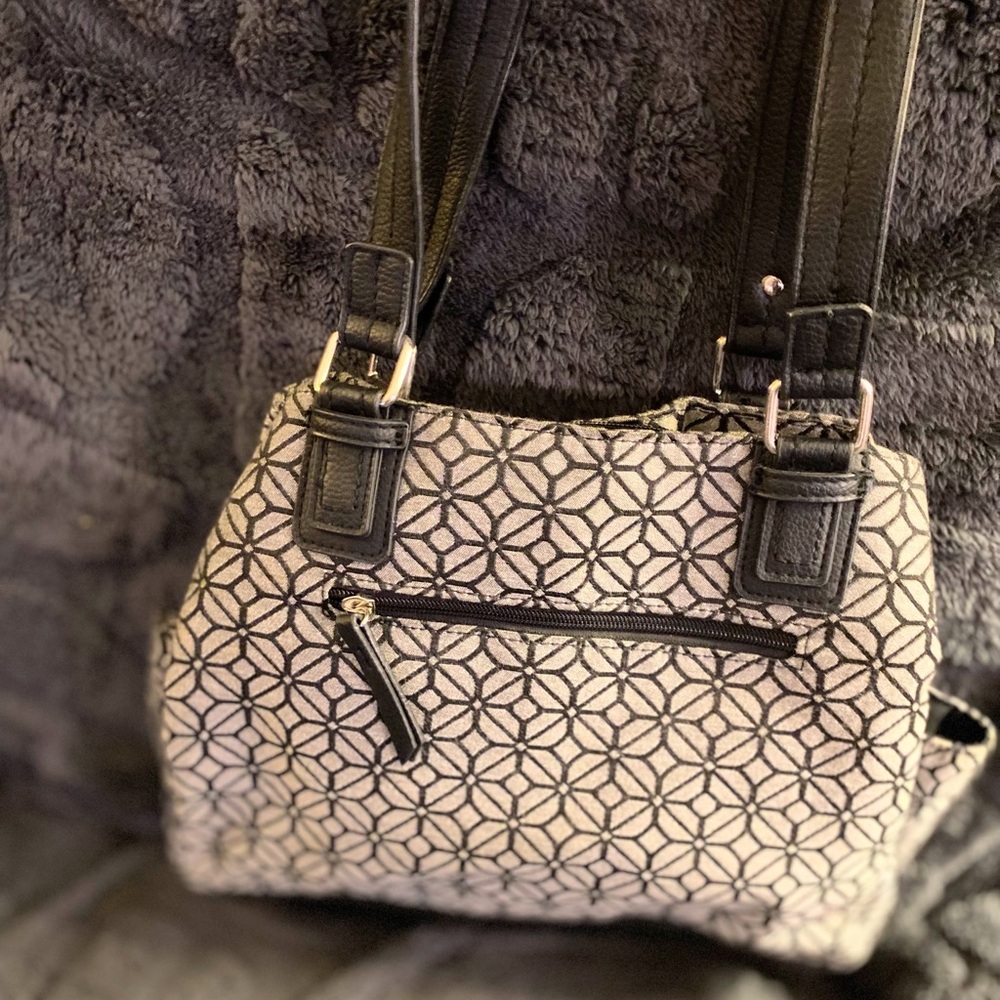 Stylish Black and White Patterned Rossetti Women's Bag